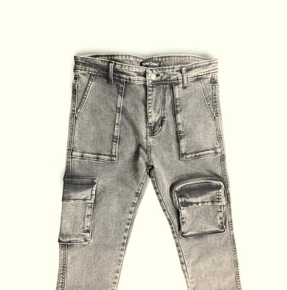 Mens 'Bucket' Cargo Jeans