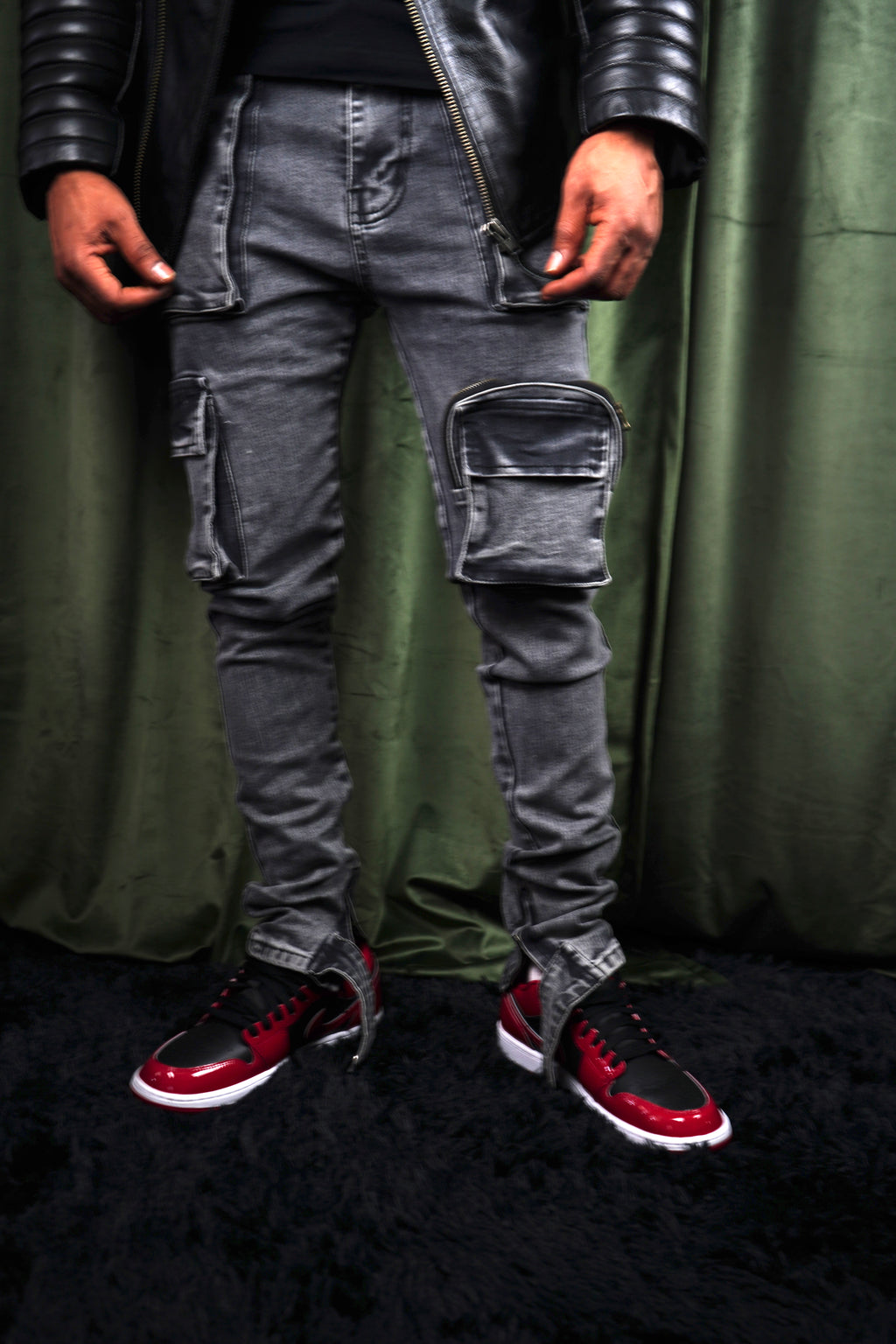 Mens 'Bucket' Cargo Jeans