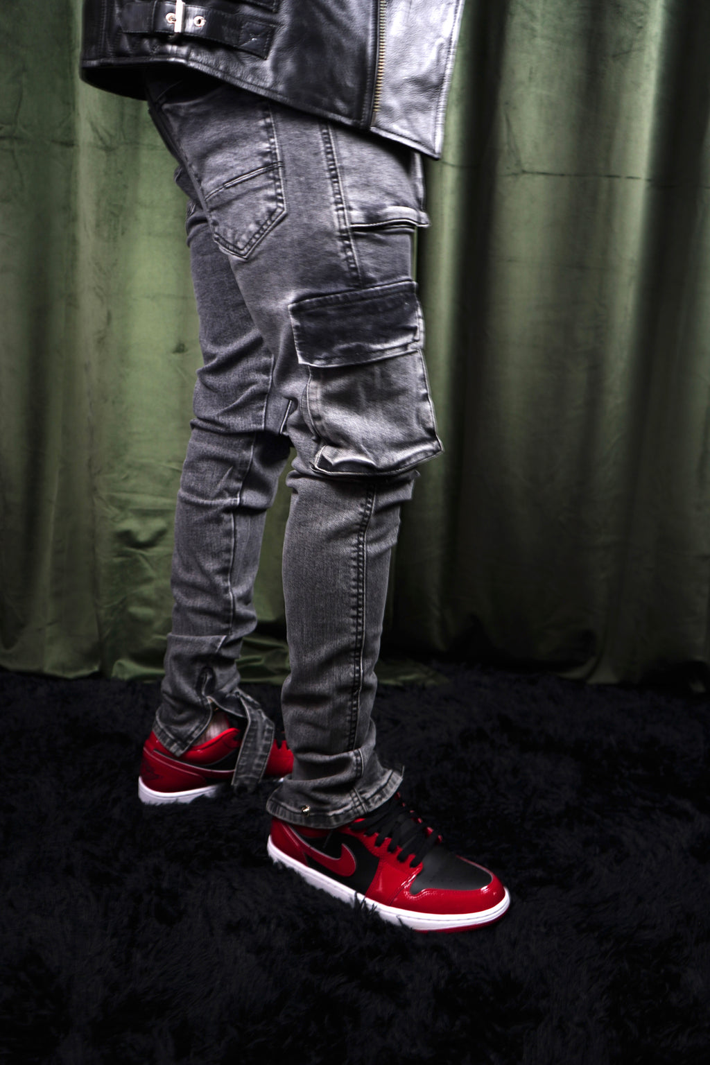 Mens 'Bucket' Cargo Jeans
